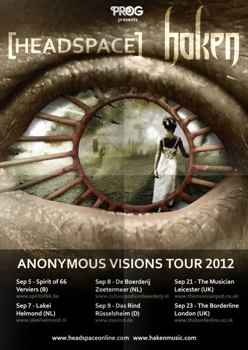 Headspace + Haken, Anonymous Tour